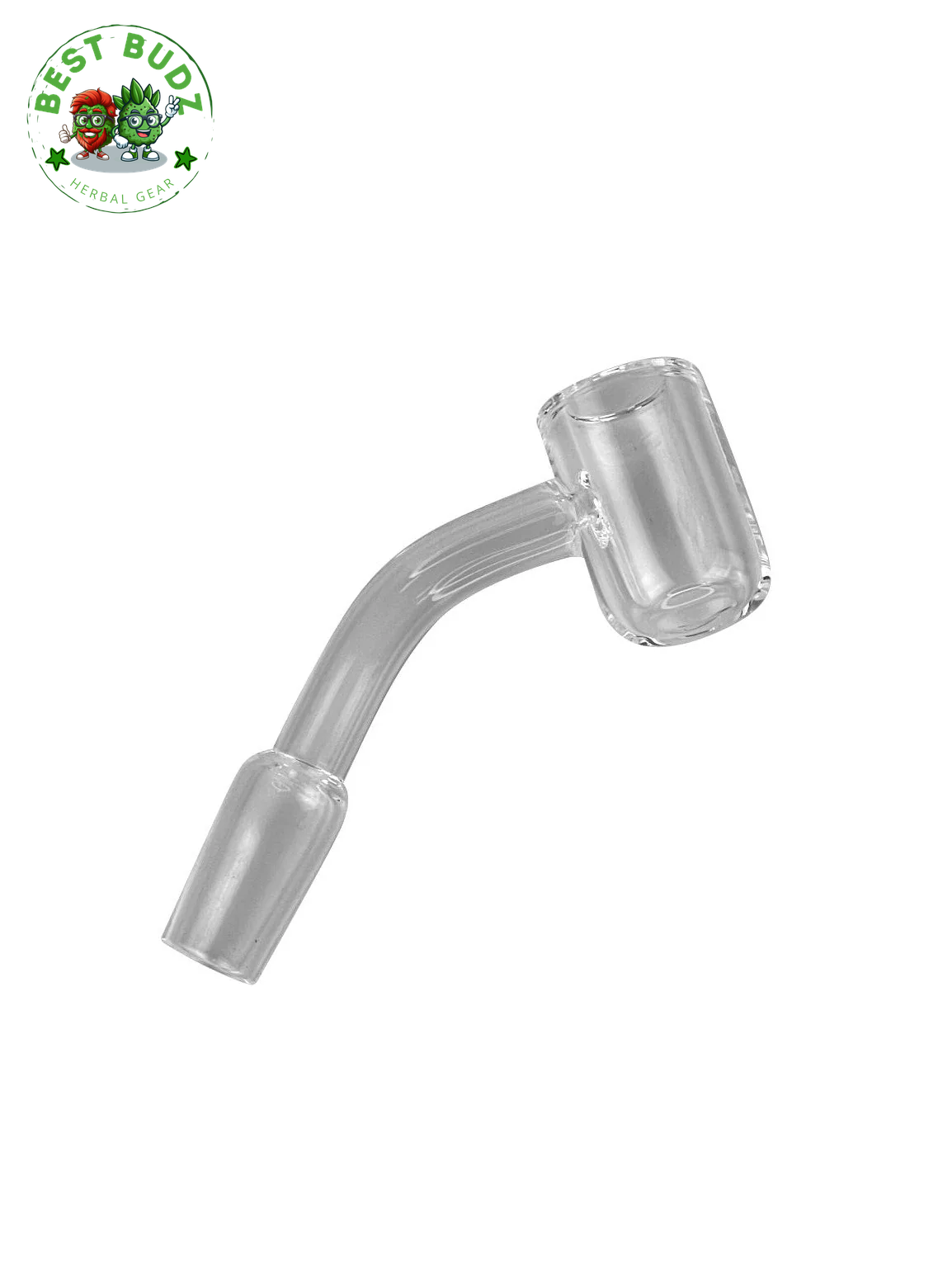 Flat Top Quartz Banger Male Joint Nail - 14Mm & 45 Degree