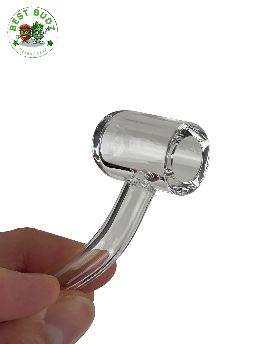 Flat Top Quartz Banger Male Joint Nail - 14Mm & 45 Degree