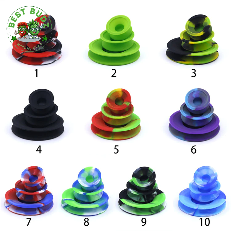 Silicone Cleaner Caps for Glass Water Pipes