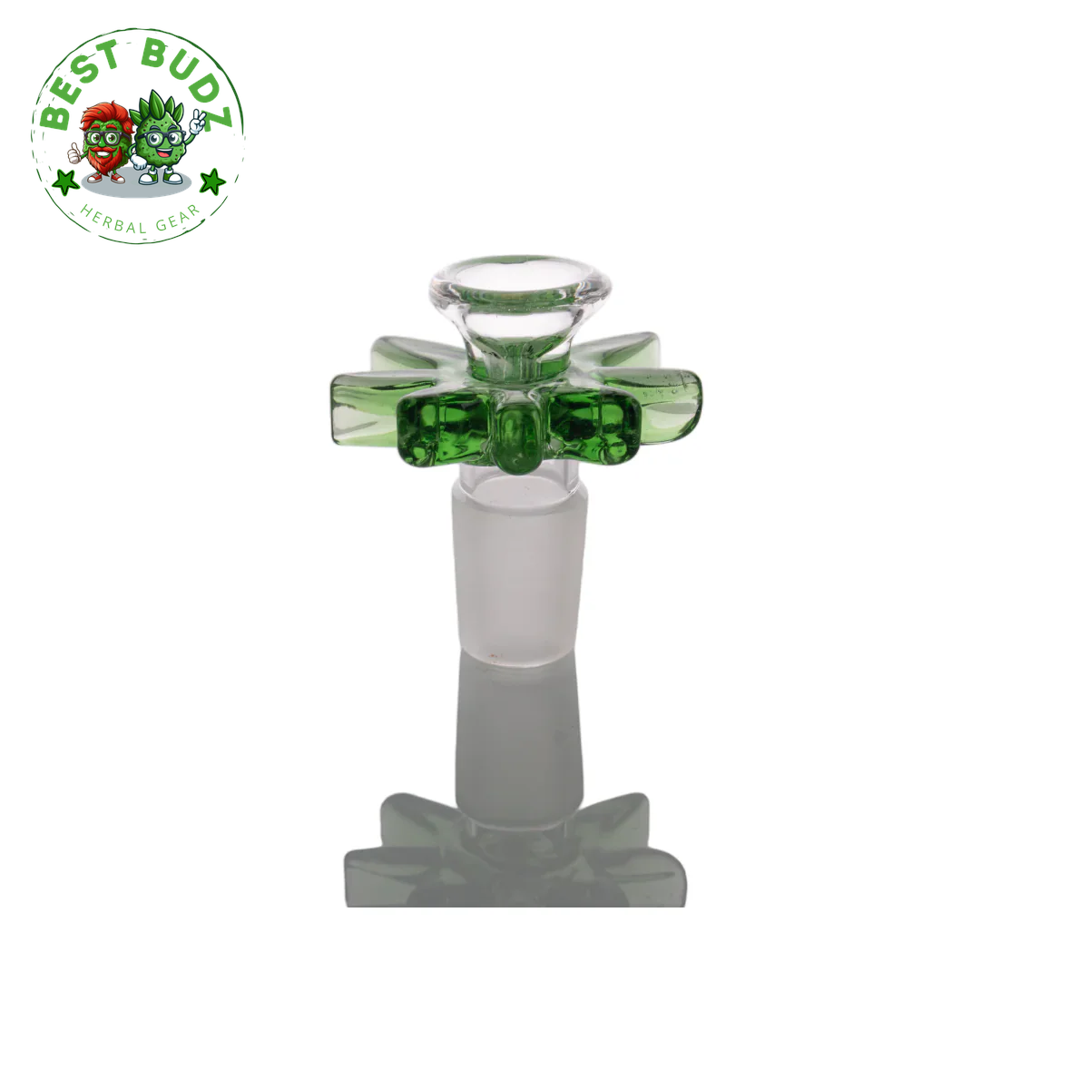 14Mm & 18Mm Male Joint Heady Hemp Leaf Bowl