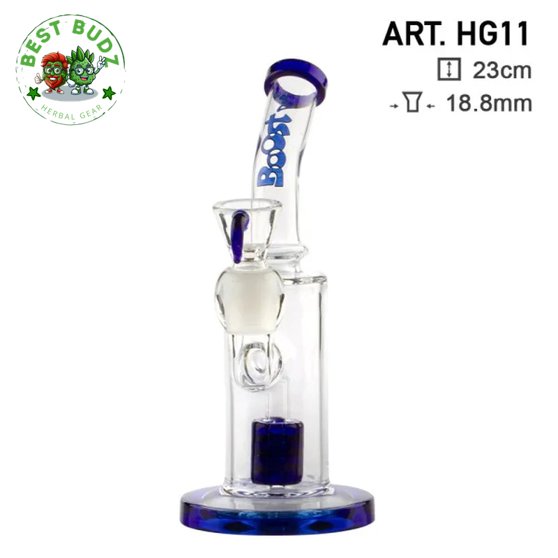 9" Boost Pro Matrix Perc Glass Water Pipe Bong