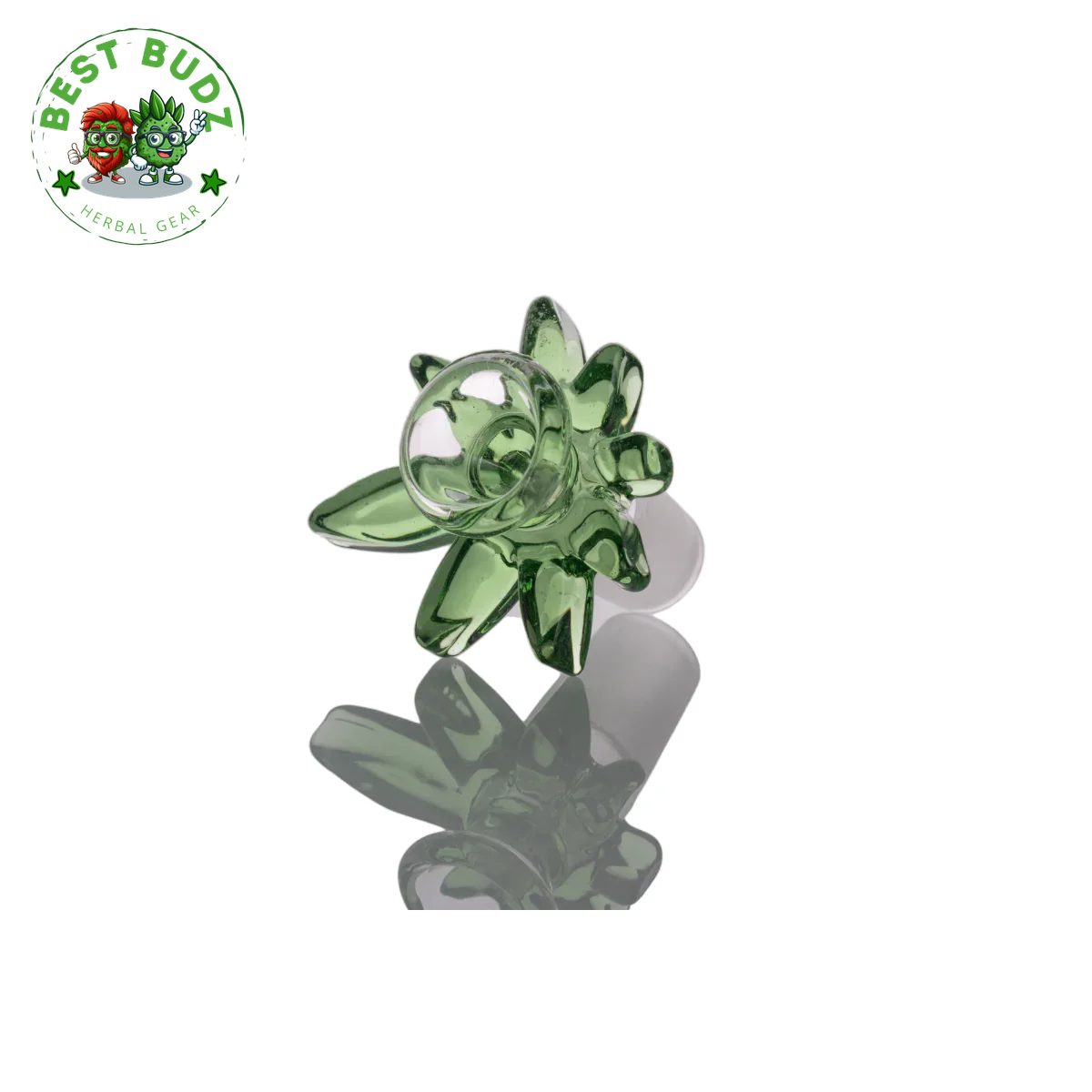 14Mm & 18Mm Male Joint Heady Hemp Leaf Bowl