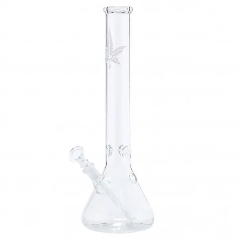 14" Hemp Lear Beaker Glass Water Pipe