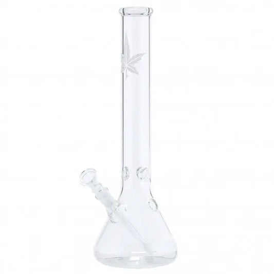 14" Hemp Lear Beaker Glass Water Pipe