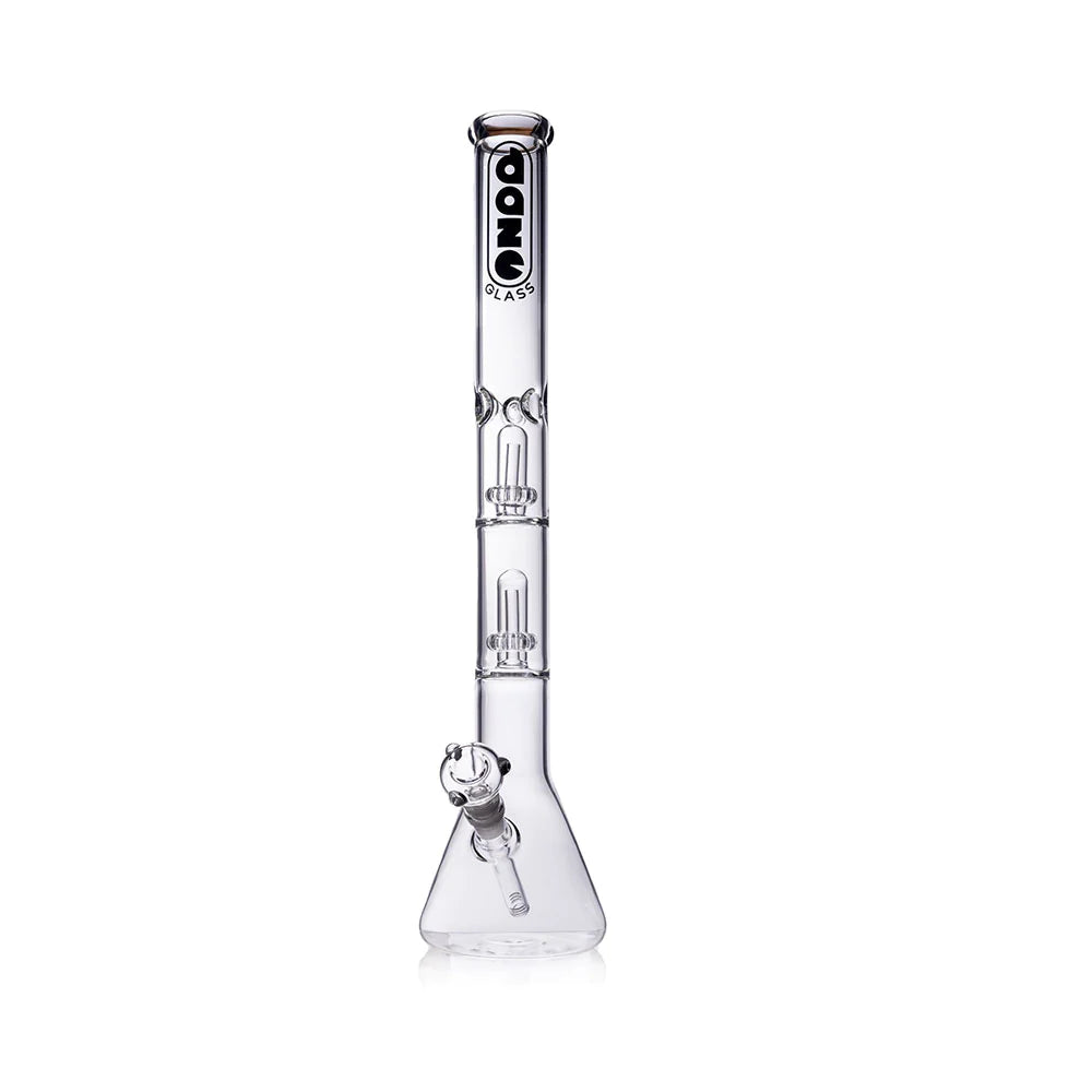 Daze Glass - 22" Dual UFO Perc Glass Water Pipe