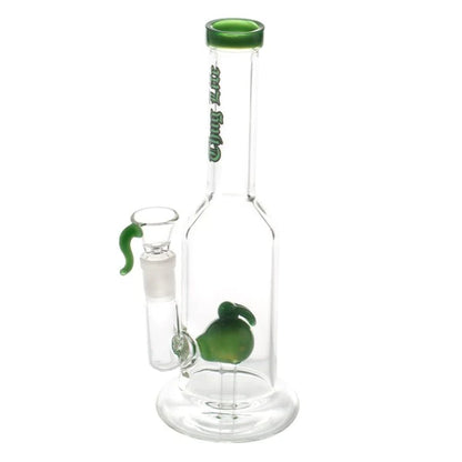 Thug Life | 8" Green Water Pipes W/ Custom Perc