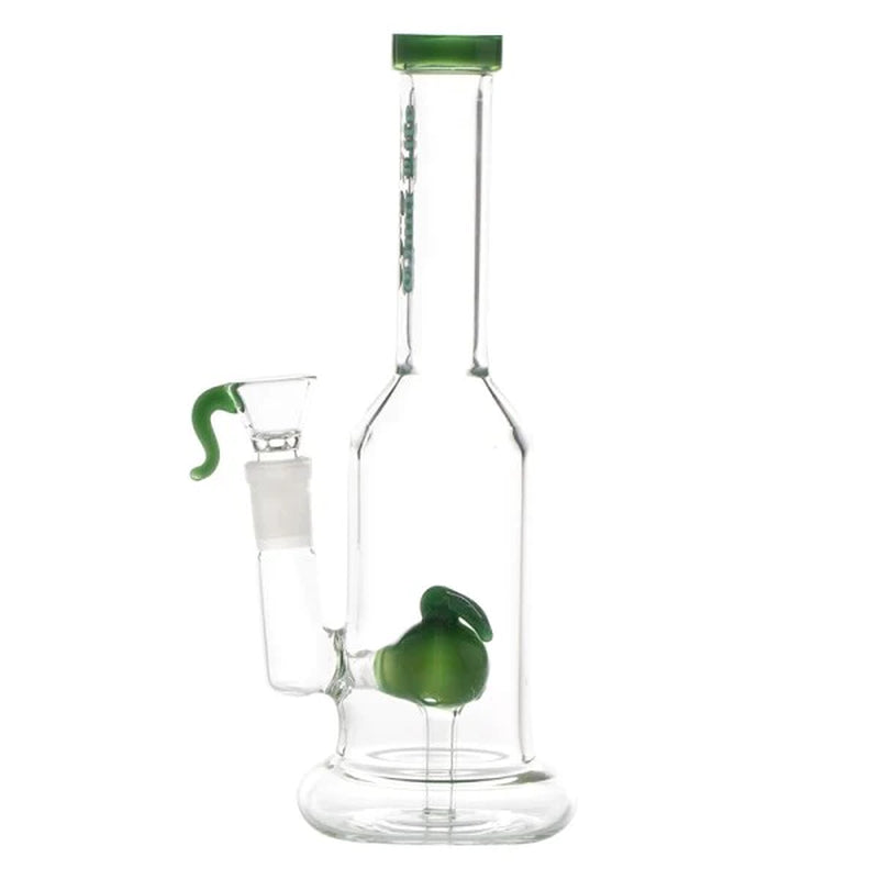 Thug Life | 8" Green Water Pipes W/ Custom Perc