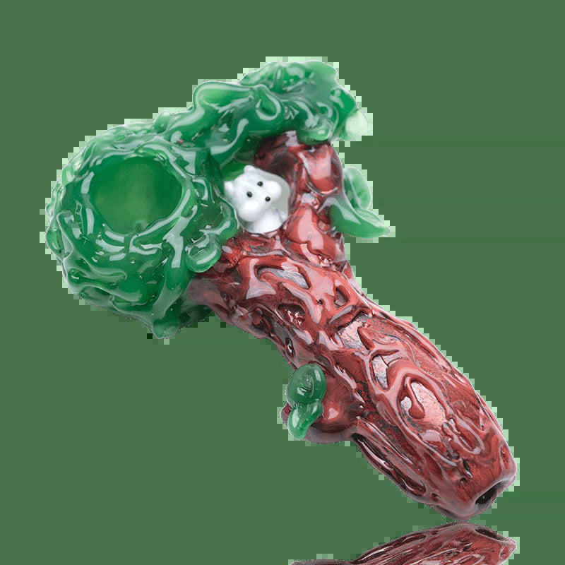 Empire Glassworks Squirrel'S Nest Worked Hand Pipe