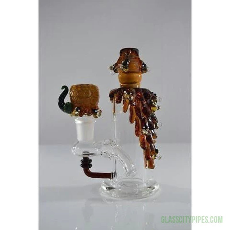 Empire Glassworks 5.5 Inch Mini Bee Hive Glass Bong Water Pipe