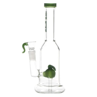 Thug Life | 8" Green Water Pipes W/ Custom Perc