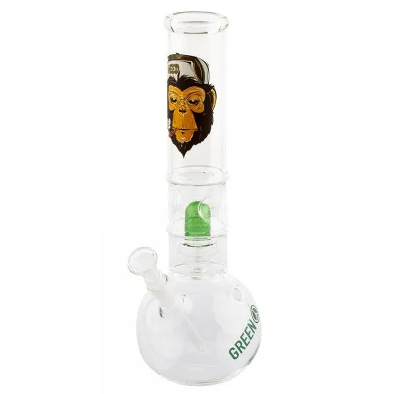 Greenline | 12.5" round Glass Water Pipe W/ Dome Perc