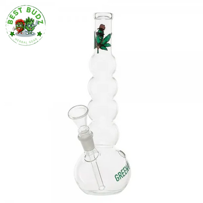 Greenline | 9" Glass Bubble Body Water Pipe