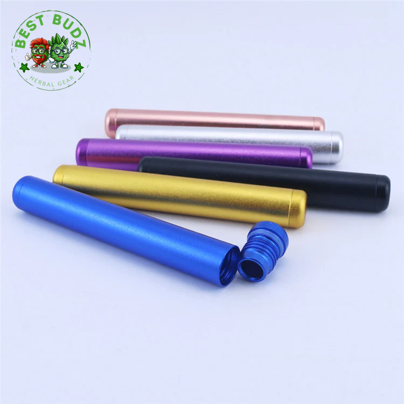 Aluminum Pre Roll Holder Tube - 5 Pack