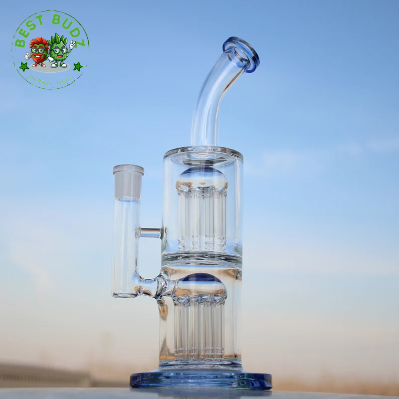 10.6" Glass Water Pipe W/ Dual Arm Percolators