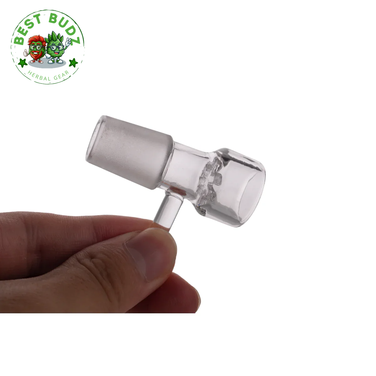 18Mm Male Joint Clear Bowl W/ Handle & Filter