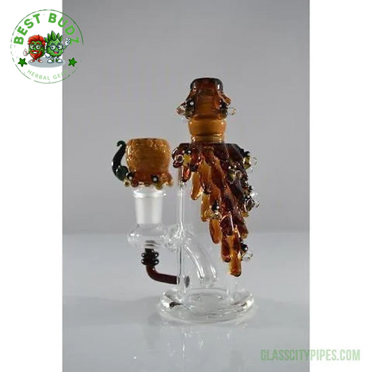 Empire Glassworks 5.5 Inch Mini Bee Hive Glass Bong Water Pipe