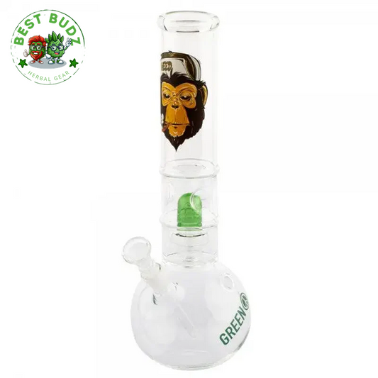 Greenline | 12.5" round Glass Water Pipe W/ Dome Perc